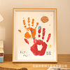 Handprint Photo Frame Wooden Handmade DIY Frame Decoration Kidsren Couple Double Specimen Picture Frame Table Factory Wholesale