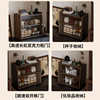 Water Cup Solid Wood Storage Rack for Placing Cups, Storing Teacups, Tea Sets, Dining Table, Dustproof Desktop Countertop, Coffee Cabinet