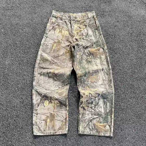 American Retro Vintage Washed Jeans for Men, Straight-Leg Wide-Leg Fashionable Streetwear Spring Autumn Design Pants