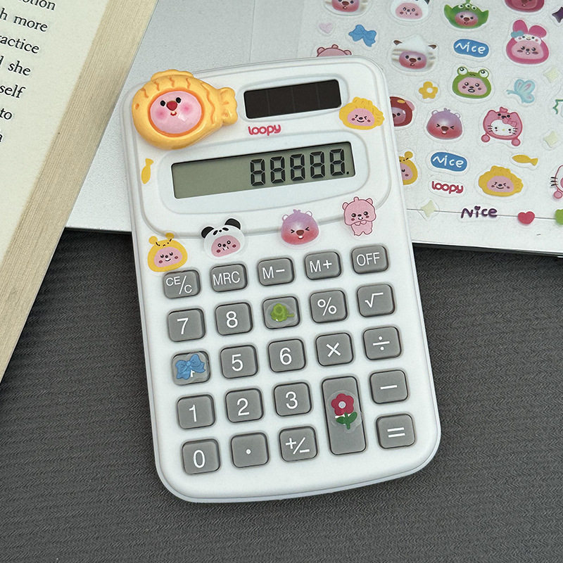 计算器创意可爱卡通学生办公文化用品高颜值迷你便携计算机批发