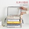 Transparent Visible Thickened Student Home Book Storage Box Storage Box Large Capacity Storage Waterproof Storage Box