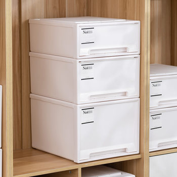 White Thickened Drawer-Type Storage Box for Home Use, Underwear and Clothes Organizing Box, Clothing Storage Cabinet, Drawer Storage Box