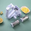 Stainless Steel Hand-Cranked Rotating Cheese Grater Chocolate Grater Creative Multi-Functional Cheese Grater