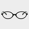 Korean Style Autumn and Winter Miaojia Glasses Frame Zhang Yuanying Same Style Miujia Nerd Flat Glasses Oval Myopia Glasses