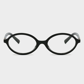 Korean Style Autumn and Winter Miaojia Glasses Frame Zhang Yuanying Same Style Miujia Nerd Flat Glasses Oval Myopia Glasses