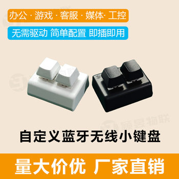 Custom keypad mini portable wireless 2.4g Bluetooth USB office game mechanical one-click Copy and paste