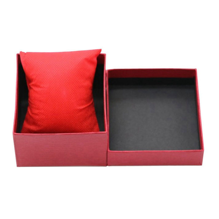 Medium Stripesd Watch Box Paper Watch Box Gift Box Single Jewelry Jewelry Bracelet Display Packaging Storage Watch Box