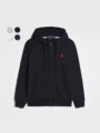 Cotton Zipper - Black Red Label