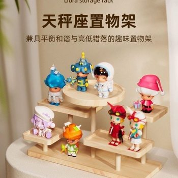 Solid Wood Stall Display Rack Ladder Creative Wooden Jewelry Display Stand Ins Style Display Multi-Layer Storage Rack