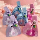 Вязаная сумка-клатч для пригородных поездок, портативная сумка для хранения праздничных сувениров, милая цветочная вязаная сумка 26