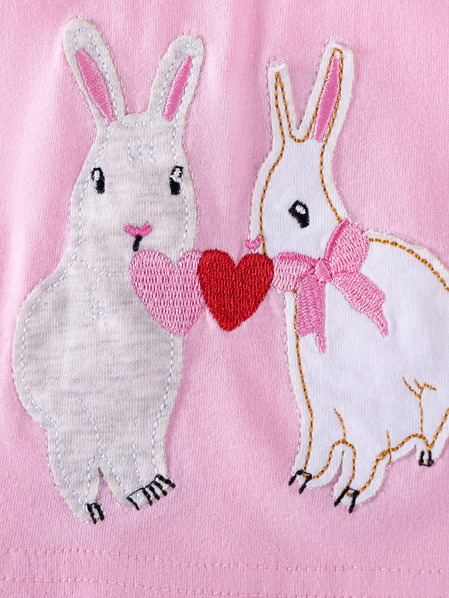 Girls' Dress, Cartoon Cotton Kids' Skirt, Autumn Long-sleeve Kids' Dress