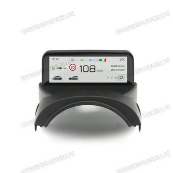 Suitable for Tesla 4.6 inch universal original mini screen front head-up display car monitor