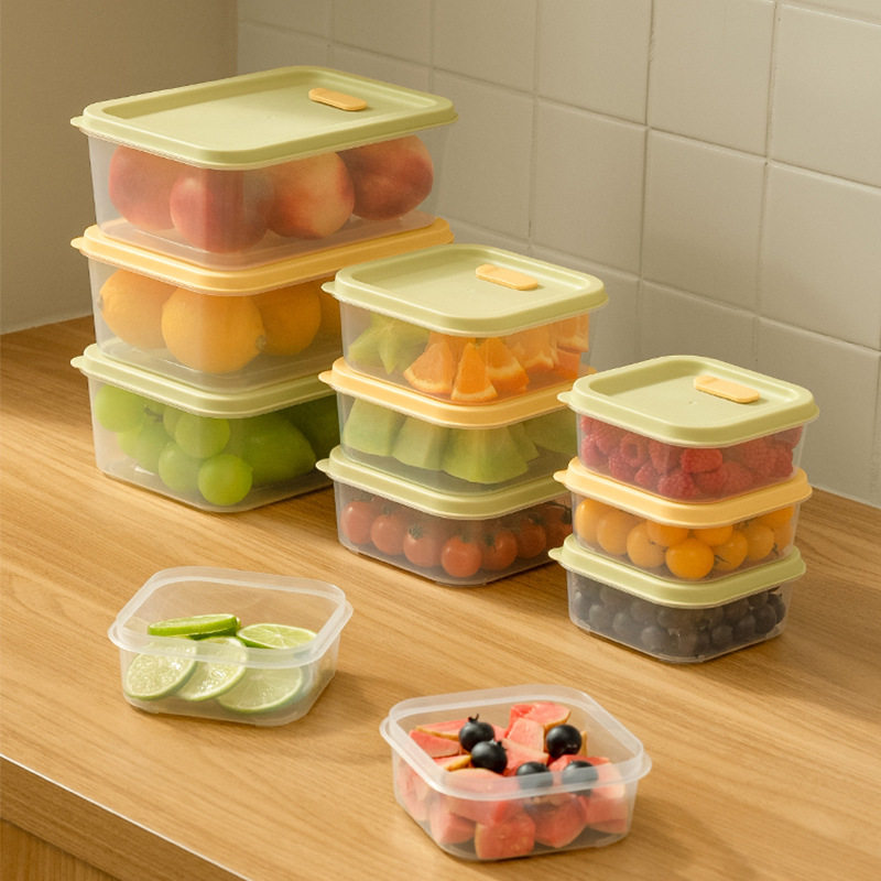 Sealed Box Food-Grade Picnic Preservation Box Fruit Rectangular Refrigerator Storage Box Food Storage Box Freezer