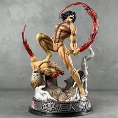YOYO Attack Giant Fighting Form Allen Base Animation Hand-made Model Statue Desktop Ornaments