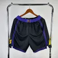 24 lakers city black pants