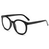 Black Thick Frame Simple Mearsight Glasses New Korean TikTok Online Celebrity Flat Frame Women's Plain Face Slimming Glasses