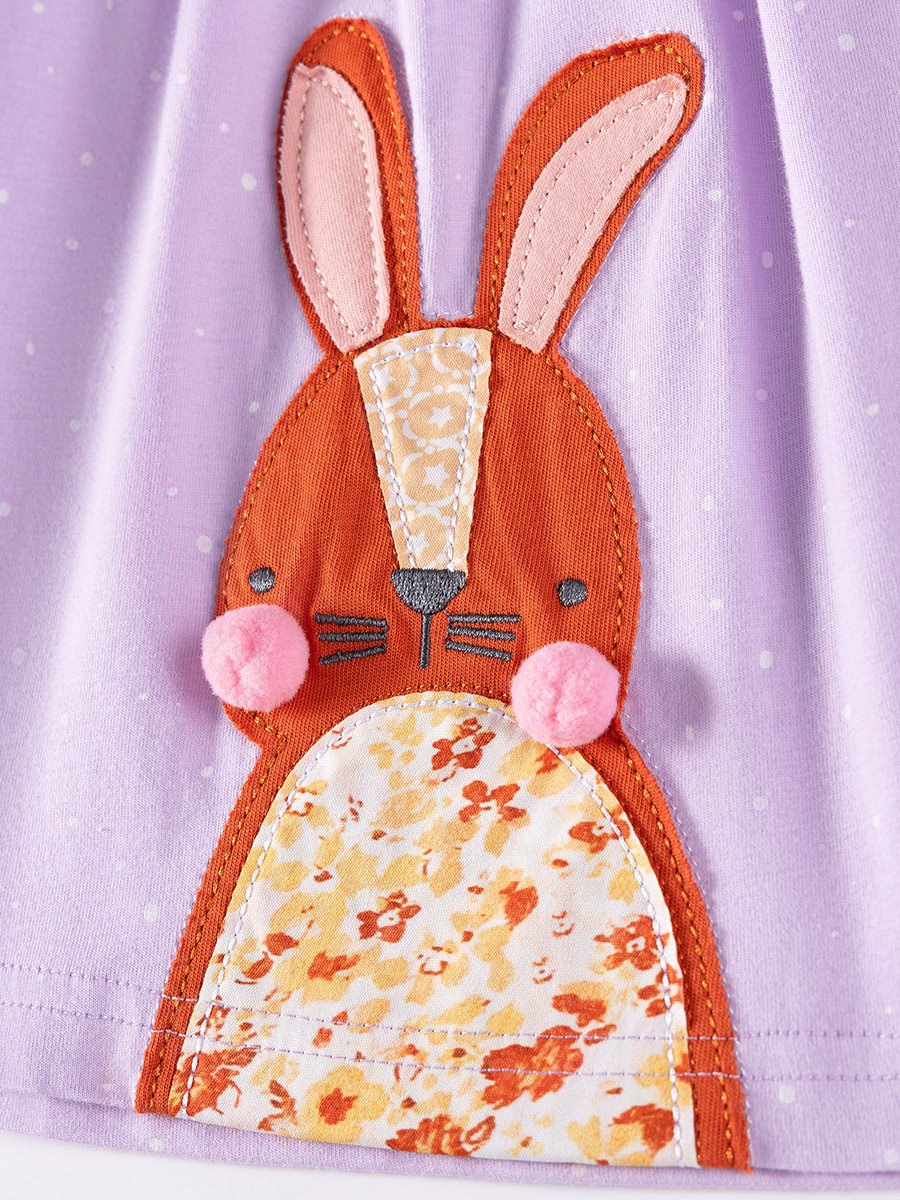 Kids' Clothing, New Kids' Dress, Cotton Girls' Princess Dress, Summer Short-sleeve Kids' Dress