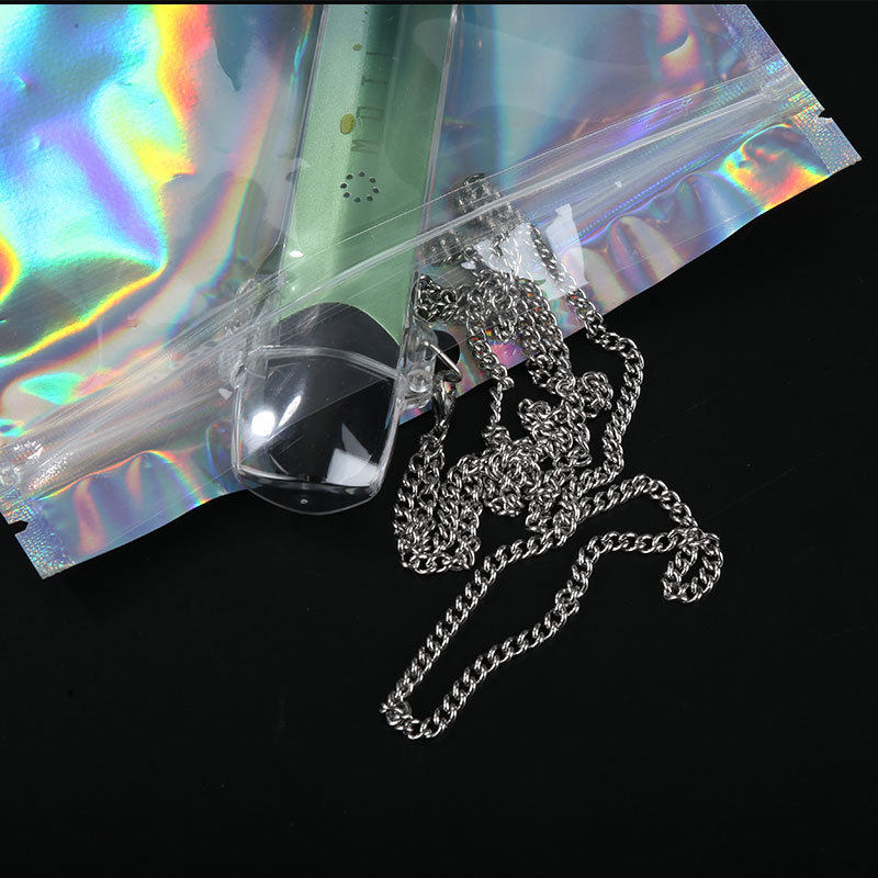 Laser Packaging Bag, Colorful Ziplock Bag, Data Cable Yin and Yang Bag, Digital Aluminum Foil Plastic Bag, Colorful Jewelry Bag