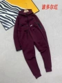 Burgundy suit