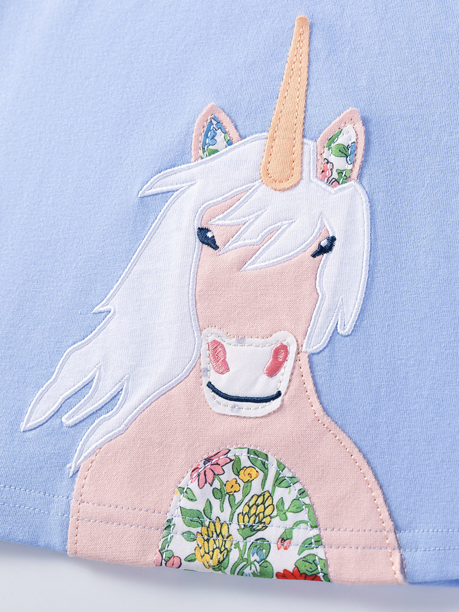 Mädchen-Sommer-Cartoon-Kleid, Kinder-Casual-Kleid-Großhandel