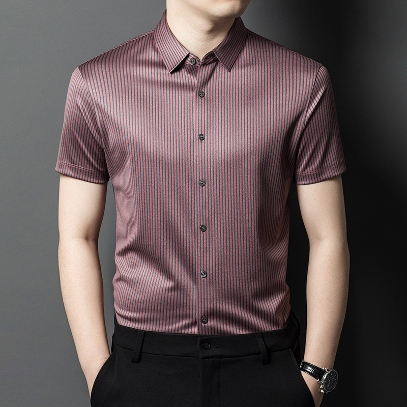 (Mới) Mã C0004 Giá 1910K: Áo Sơ Mi Nam Jitdth Ngắn Tay Hàng Mùa Hè Thời Trang Nam Chất Liệu Lụa Tơ Tằm G05 Sản Phẩm Mới, (Miễn Phí Vận Chuyển Toàn Quốc).