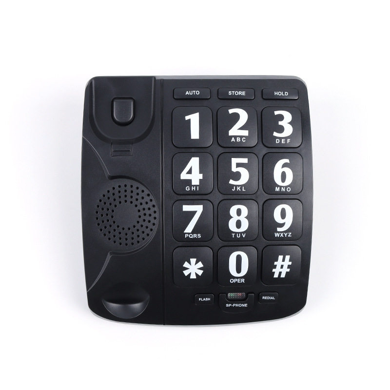 telephone wired fixed landline telephone large keypad elderl...