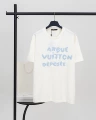 Lvjia (white wool yarn embroidered short-sleeve top)