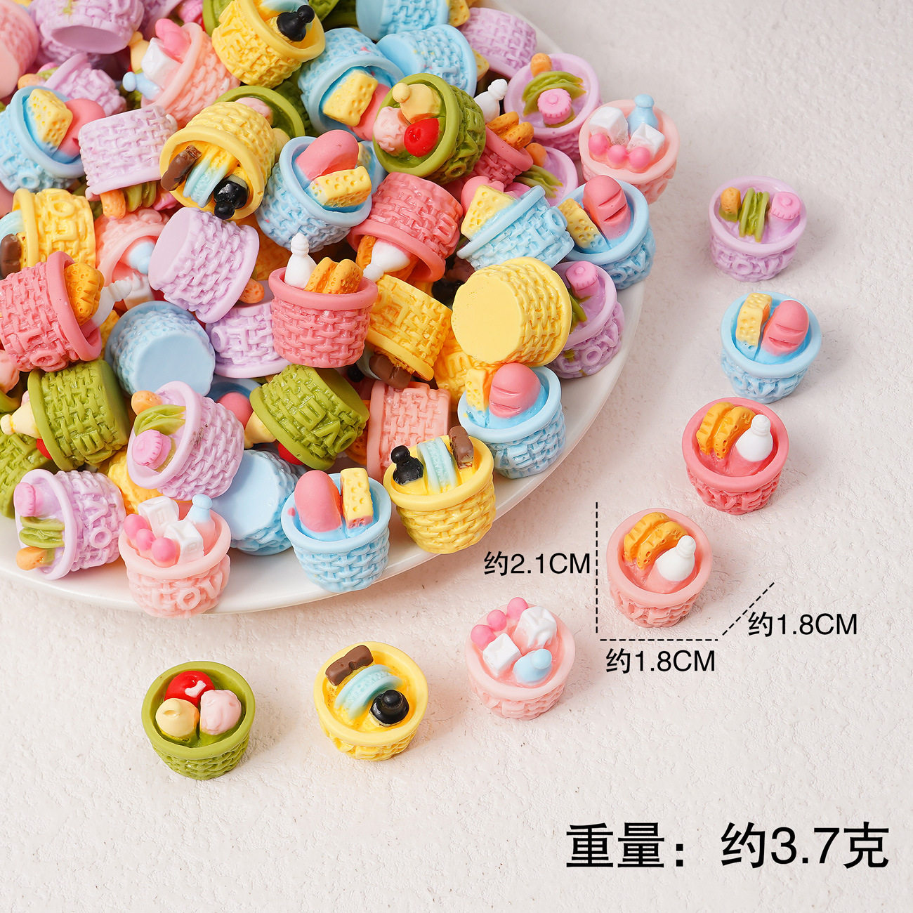 食玩小面包仿真微缩食玩小摆件树脂diy饰品配件便利店超市材料