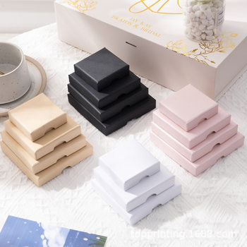 Spot Cross-Border Jewelry Box Necklace Bracelet Earrings Jewelry Box Earrings Earrings Exquisite Gift Box Heaven and Earth Cover Box