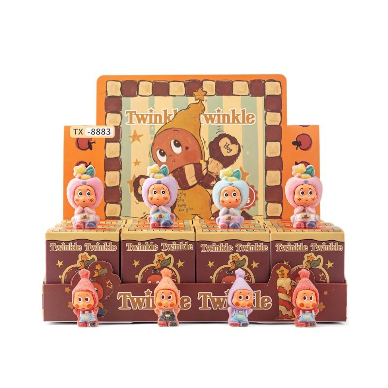 Trendy Star Plush Ornaments, Labubu Bubble Mart Children's Toys Wholesale Dolls, Stall Blind Bags, Blind Boxes