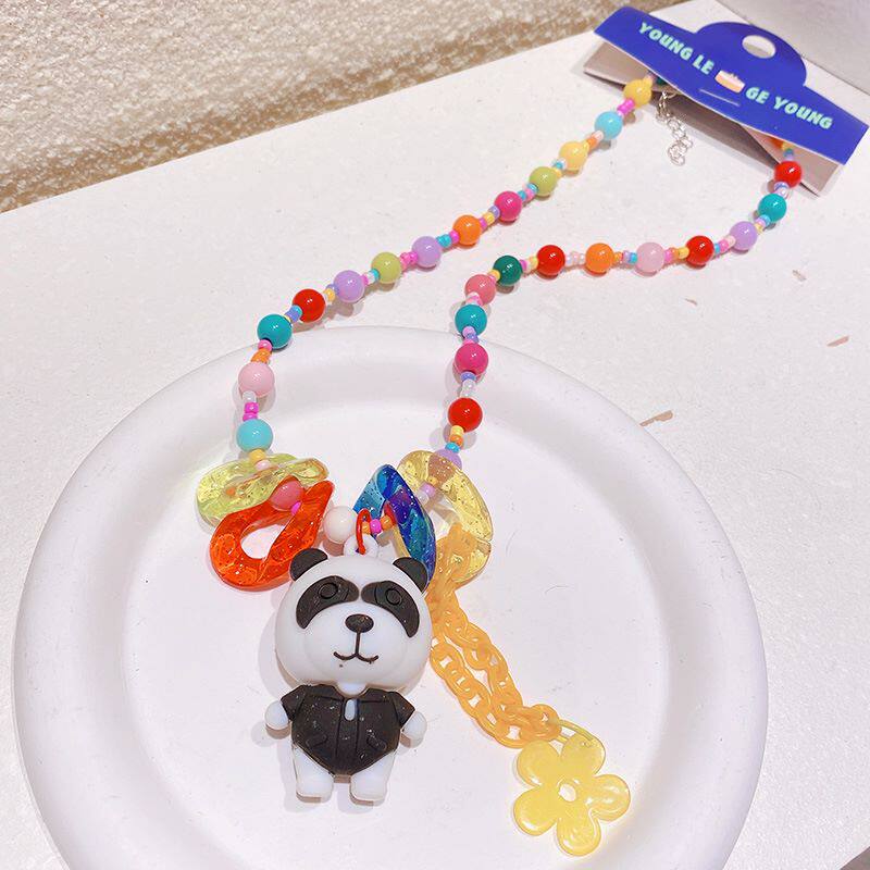 3.潮クールパンダの開口チェーンはランダムです。