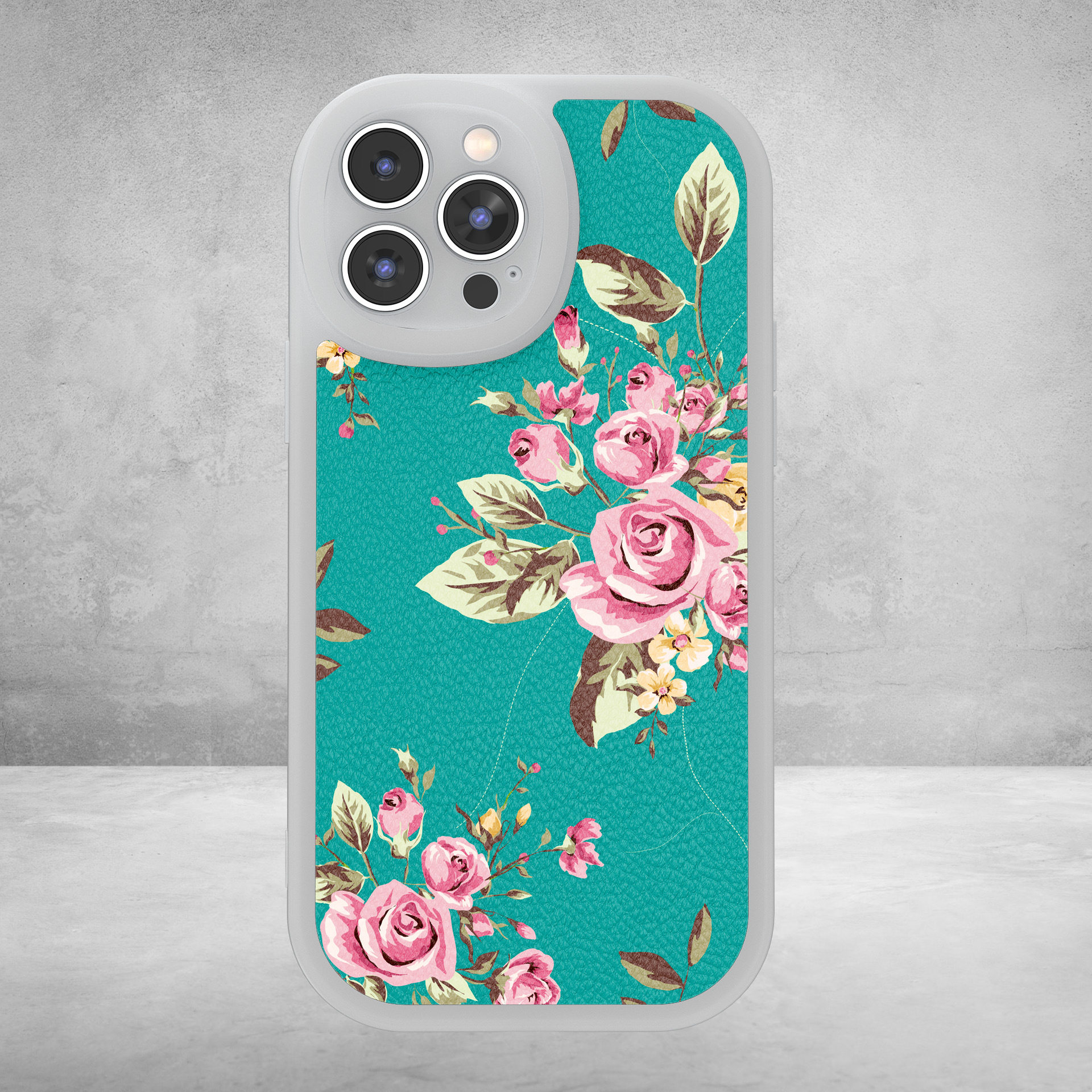 Big-Eyed Lambskin Suitable for iPhone 17 Phone Case with Painted Leather Apple 16 Pro Max Soft Shell Protective Cover