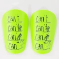 (xs size is 8cm long and 5cm wide) fluorescent green can shin guards
