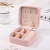 Mini Storage Box Jewelry Box Travel Portable Jewelry Box Small Ring Packaging Jewelry Box in stock Wholesale