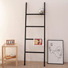 Solid wood floor hanger space-saving bathroom towel rack clothes shooting wall background rack trapezoidal display rack