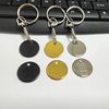 Cross-border European and American Supermarket Hand-pushed Shopping Cart logo Coin Metal Tokens Lobster Clasp Keychain Advertising Gift Batch