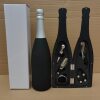 Wholesale Red Wine Bottle Opener Four-Piece Set Solid Wood Pine Box Holiday Celebration Wine Set Home Gift Wine Stopper