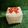 Factory spot hand woven bamboo basket bamboo box bamboo basket square soft woven bamboo box
