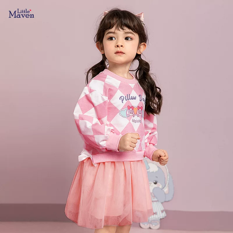 Kids' New Autumn & Winter Stylish Fleece-Lined Thickened Dress