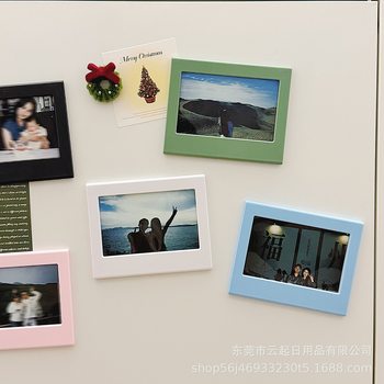 Wide Format Polaroid Refrigerator Magnet Magnetic Photo Frame Cut Out Wide Square I-Type600 Photo Paper Mini Photo Now