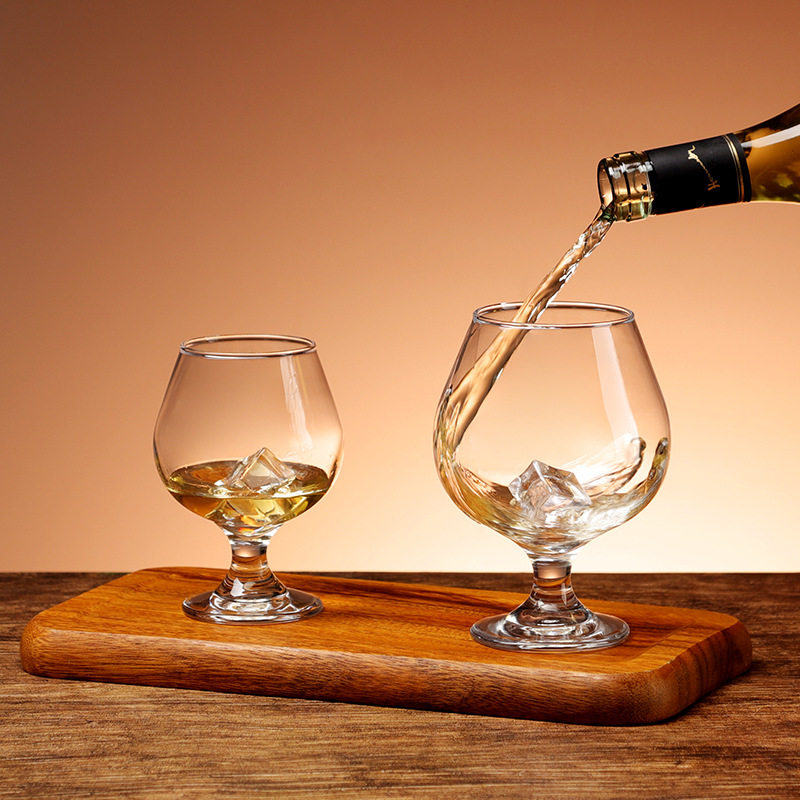 Customized Short Whiskey Glass Set Tasting Glasses Brandy Glasses Large Belly Glasses Simple Style Wine Glasses