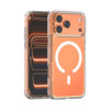 Suitable for Apple 17Promax Transparent Magnetic Phone Case Iphone16 Transparent Tup+Pc Two-In-One Protective Case