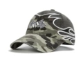 Camouflage flame flag