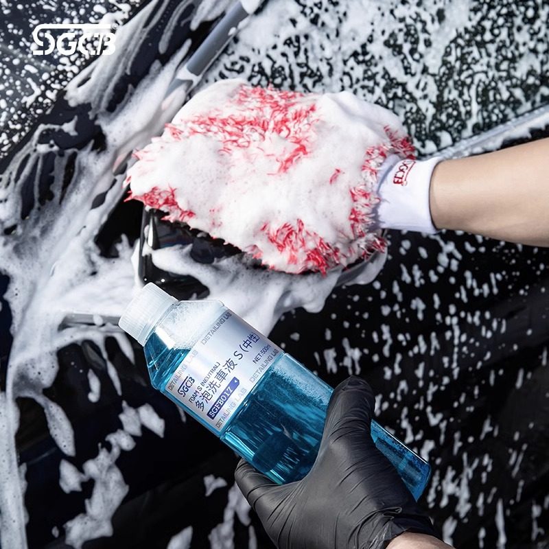 SGCB new grid PA Pre-lotion neutral car wash liquid strong decontamination high foam cleaning agent car black and white car cleaning