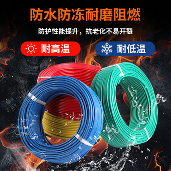 National Standard Bvr Wire Soft Wire Multi-Strand 1/1.5/2.5/4/6/10 Square Wire Household Quality Assurance Other