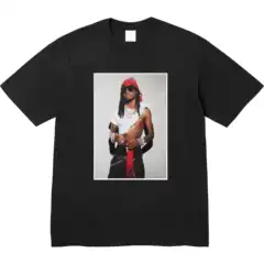 Fw26 Playboi Carti Tee Carti Character Photo Print Short-Sleeved Pure Cotton T-Shirt Base Shirt Half-Sleeve