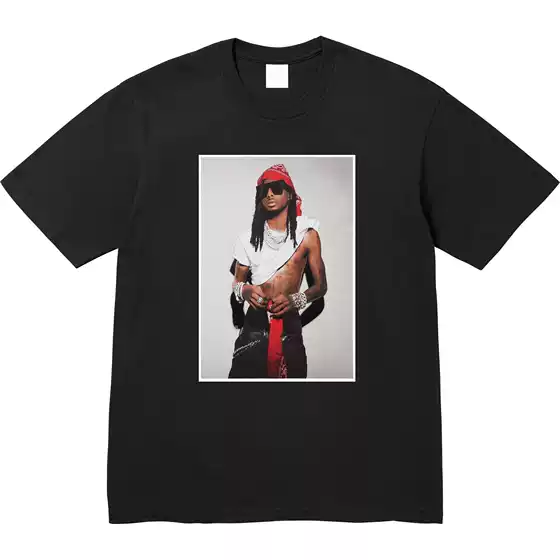 Fw26 Playboi Carti Tee Carti Character Photo Print Short-Sleeved Pure Cotton T-Shirt Base Shirt Half-Sleeve