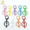 Color paint zinc alloy lobster clasp 8 word 3 piece set DIY jewelry buckle accessories toy hook key chain 3 piece set