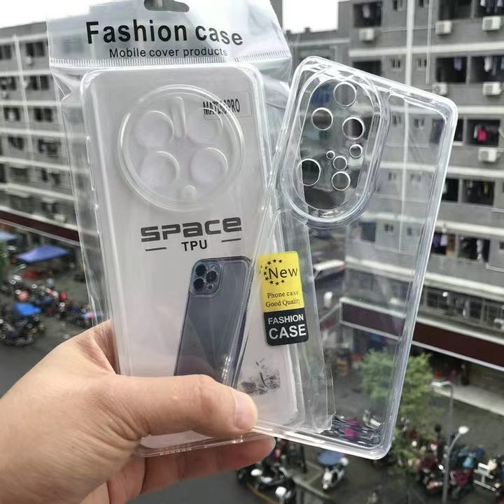Simple and Transparent Phone Case Suitable for Huawei Mate70 Pro, Honor 300, Shockproof Nova13 Pro, Niche P70 Soft Case