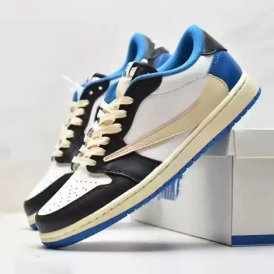 Popular Trendy Low-Top Co-Branded Basketball Shoes, Lightning Casual Sneakers, Versatile Sports Campus High School Students' Same Style Sneakers